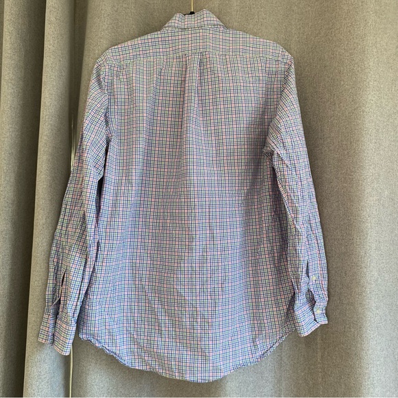 Ralph Lauren Men's Blue and Red Striped Button Down Shirt size Large - Picture 2 of 6